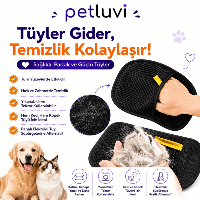 Petluvi™ Tüy Toplayıcı Eldiven