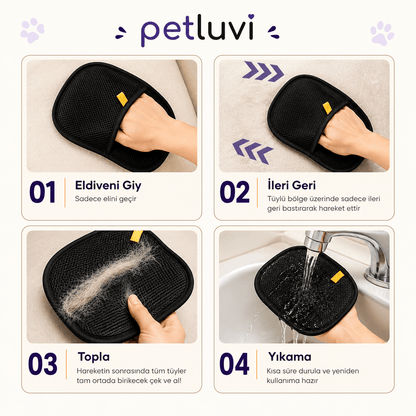 Petluvi™ Tüy Toplayıcı Eldiven