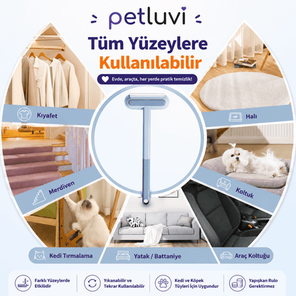 Petluvi™ Çok Amaçlı Tüy Temizleyici Fırça